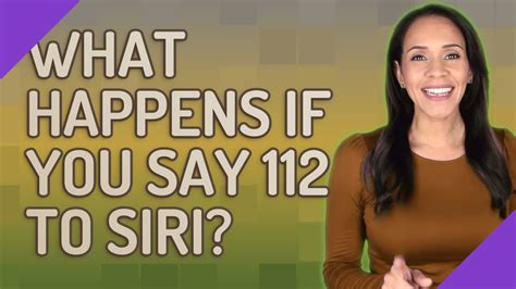 tell siri 112|what happens if you say siri 112.